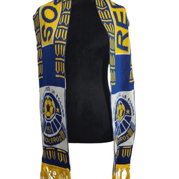 Club de Futbol La Piedad Soccer Club Scarf Yellow White Blue - Picture 3 of 8